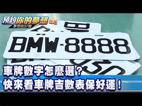 選車牌號碼吉凶|車牌數字吉凶指南：選出最旺你的好車牌號碼 